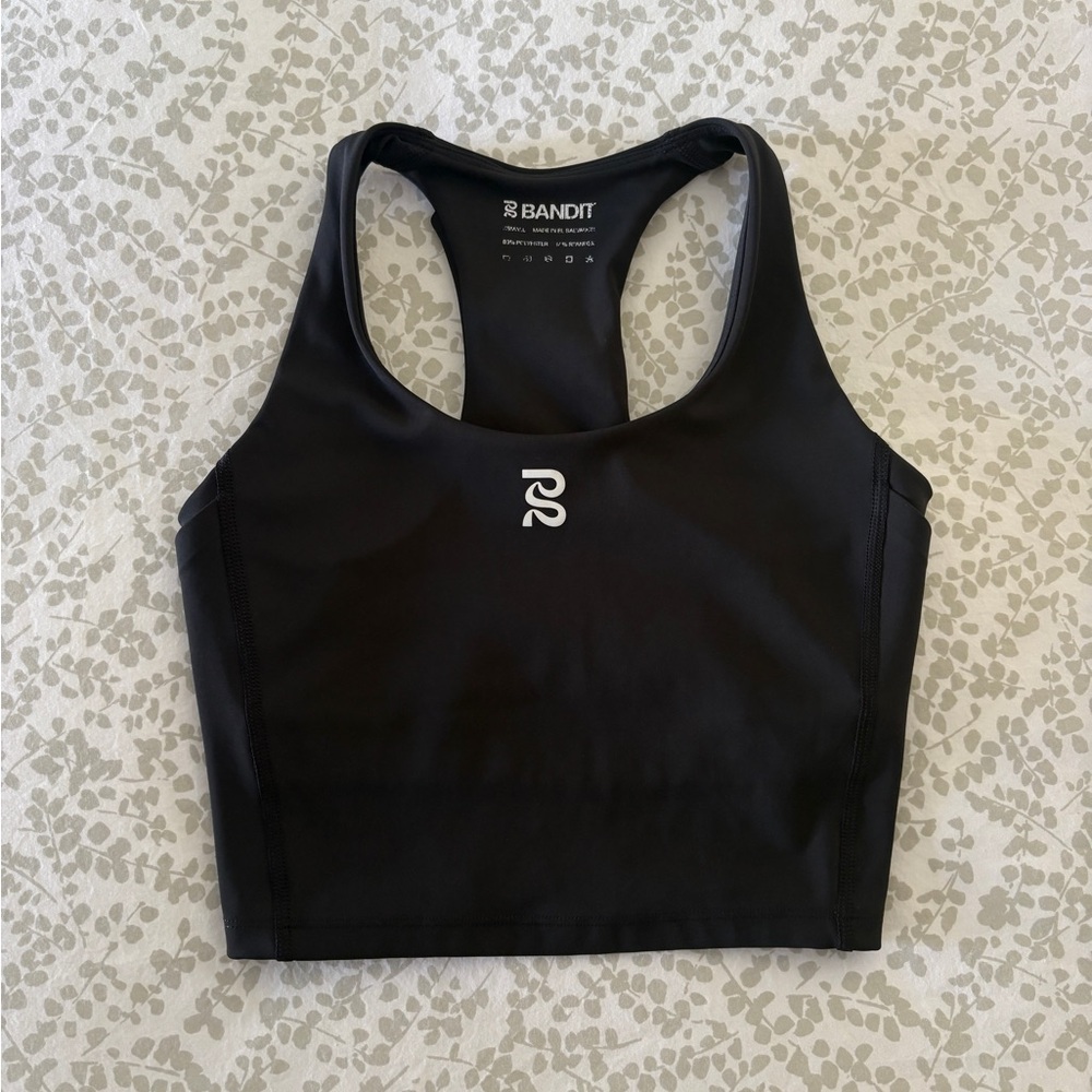 Bandit Running Stamina Scoop Neck Race Crop